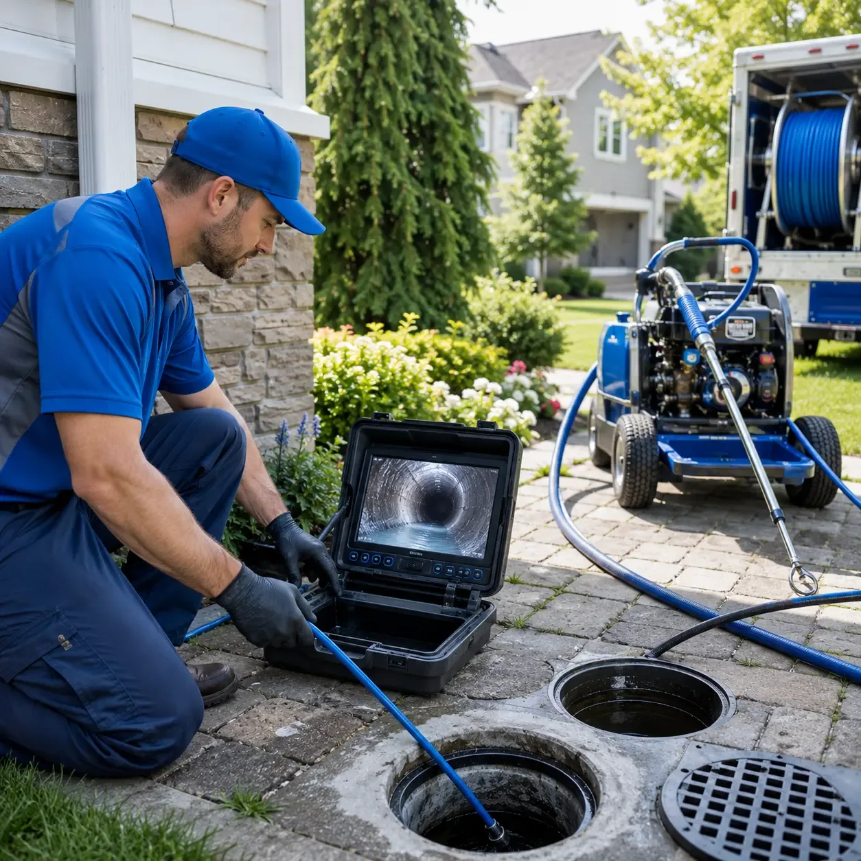 Outdoor drain cleaning professionals serving Shrewsbury, PA